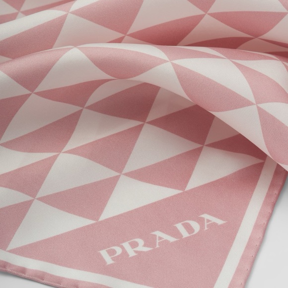 Prada silk printed scarf - Picture 5 of 5